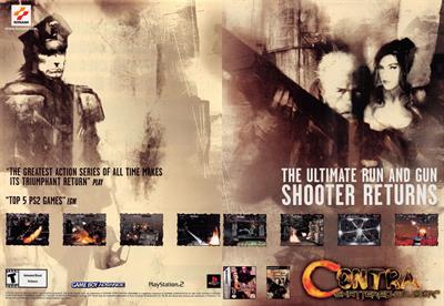 Contra: Shattered Soldier - Advertisement Flyer - Front Image