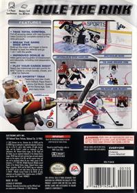 NHL 2003 - Box - Back Image