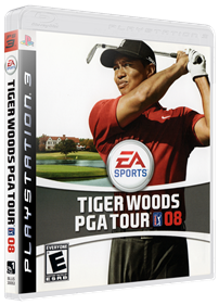 Tiger Woods PGA Tour 08 - Box - 3D Image