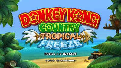 Donkey Kong Country: Tropical Freeze - Screenshot - Game Title Image