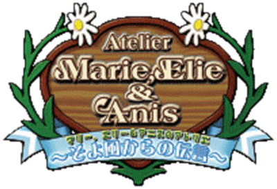 Marie, Elie & Anis No Atelier: Soyokaze Kara No Dengon - Clear Logo Image