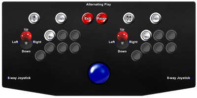 Dazzler - Arcade - Controls Information Image