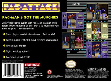 Pac-Attack - Box - Back Image