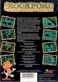 Rockford: The Arcade Game - Box - Back Image