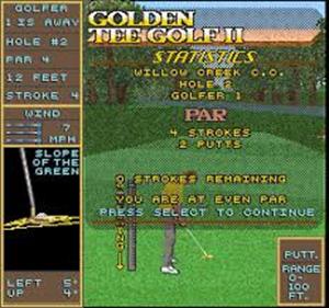 Golden Tee Golf II - Screenshot - Game Select Image