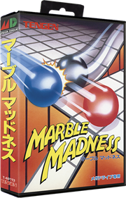 Marble Madness (Tengen) - Box - 3D Image