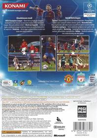 PES 2009: Pro Evolution Soccer - Box - Back Image