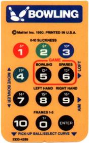 PBA Bowling - Arcade - Controls Information Image