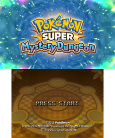 Pokémon Super Mystery Dungeon - Screenshot - Game Title Image
