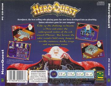 HeroQuest - Box - Back Image