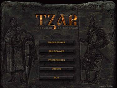 Tzar: The Burden of the Crown - Screenshot - Game Select Image