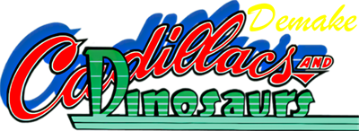 Cadillacs and Dinosaurs Demake  - Clear Logo Image