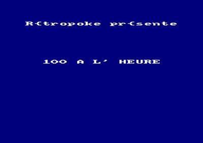 100 A L` Heure - Screenshot - Game Title Image