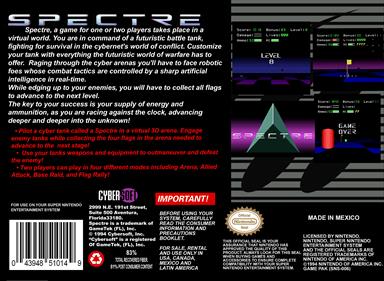 Spectre - Box - Back Image