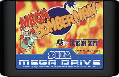 Mega Bomberman - Cart - Front Image