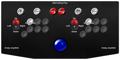 Space Chaser - Arcade - Controls Information Image