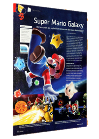 Super Mario Galaxy - Advertisement Flyer - Front Image
