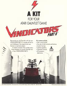 Vindicators Part II - Advertisement Flyer - Front Image