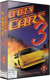 Crazy Cars 3 - Box - 3D