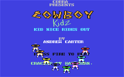 Cowboy Kidz - Screenshot - Game Title Image