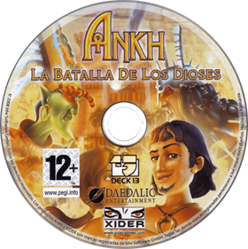 Ankh: Battle of the Gods - Disc Image