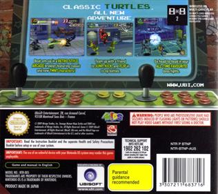 Teenage Mutant Ninja Turtles: Arcade Attack - Box - Back Image