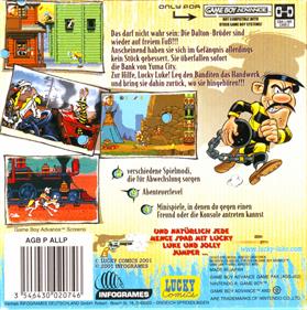 Lucky Luke: Wanted! - Box - Back Image