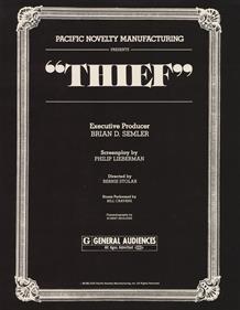 Thief - Advertisement Flyer - Front Image