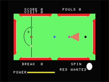 Steve Davis Snooker - Screenshot - Gameplay Image