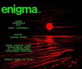 Enigma(Black Dragon Design) - Screenshot - Game Title Image