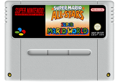 Super Mario All-Stars / Super Mario World - Fanart - Cart - Front Image