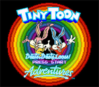 Tiny Toon Adventures: Buster Busts Loose! - Screenshot - Game Title Image