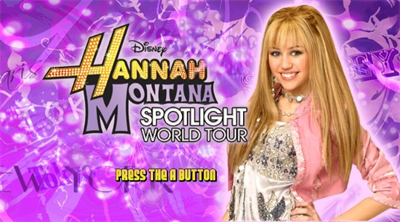 Hannah Montana: Spotlight World Tour - Screenshot - Game Title Image