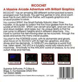 Ricochet - Box - Back Image