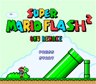 Super Mario Flash 2: SMW Remake - Screenshot - Game Title Image