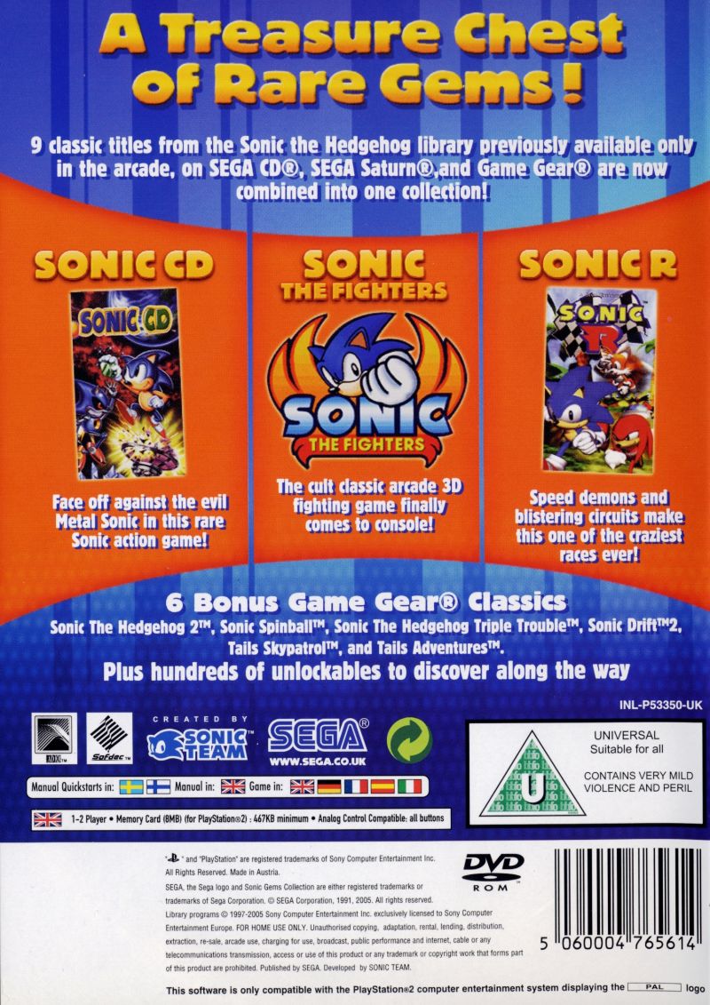 Sonic gems. Sonic Gems collection. Sega Gems collections. Sonic Gems collection ps2. Sonic Gems collection Port).