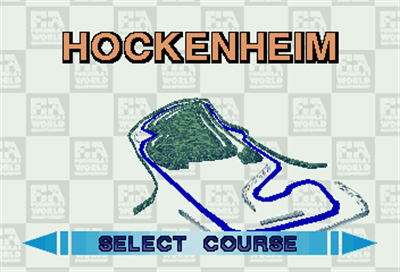 F1 Challenge - Screenshot - Game Select Image