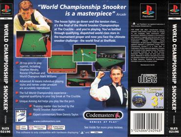 World Championship Snooker - Box - Back Image