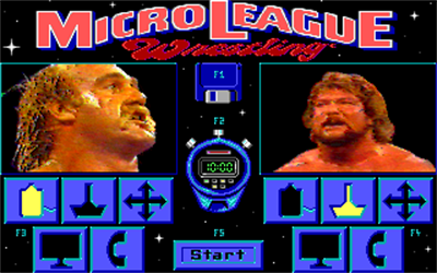 MicroLeague Wrestling - Screenshot - Game Select Image