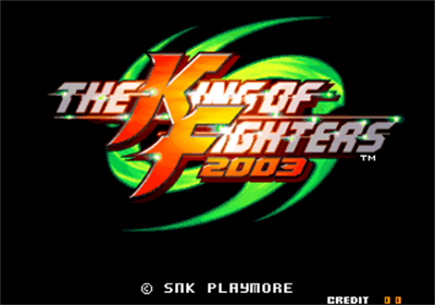 The King of Fighters 2003 - Screenshot - Game Title Image