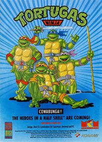 Teenage Mutant Hero Turtles - Advertisement Flyer - Front Image