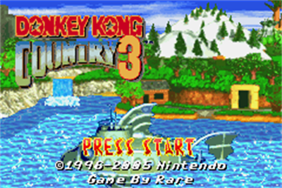 Donkey Kong Country 3 - Screenshot - Game Title Image