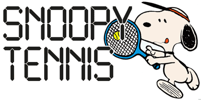 Snoopy Tennis - Clear Logo Image