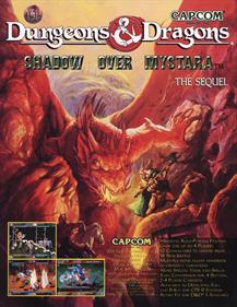 Dungeons & Dragons: Shadow Over Mystara - Advertisement Flyer - Front Image