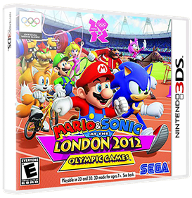 Mario & Sonic at the London 2012 Olympic Games - Box - 3D Image