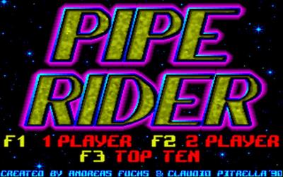 Pipe Rider - Screenshot - Game Title Image