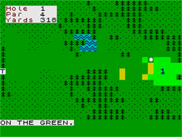 Spectrum Golf - Screenshot - Gameplay Image