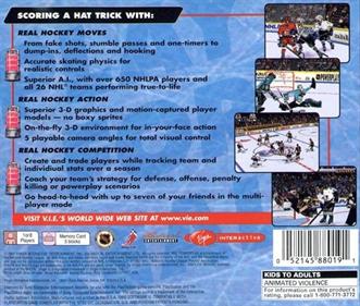 NHL Powerplay 98 - Box - Back Image