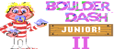 Boulder Dash Junior! II - Clear Logo Image