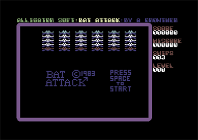 Bat Attack - Screenshot - Game Title Image